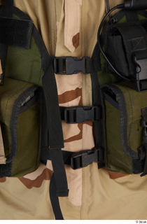 Reece Bates details of Uniform backpack combat vest upper body…